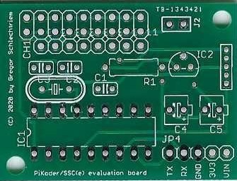 PiKoder SSCe universal pcb
